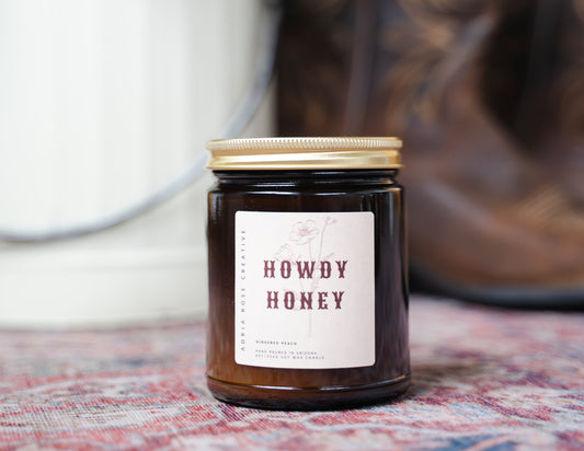 8oz- Howdy Honey Candle